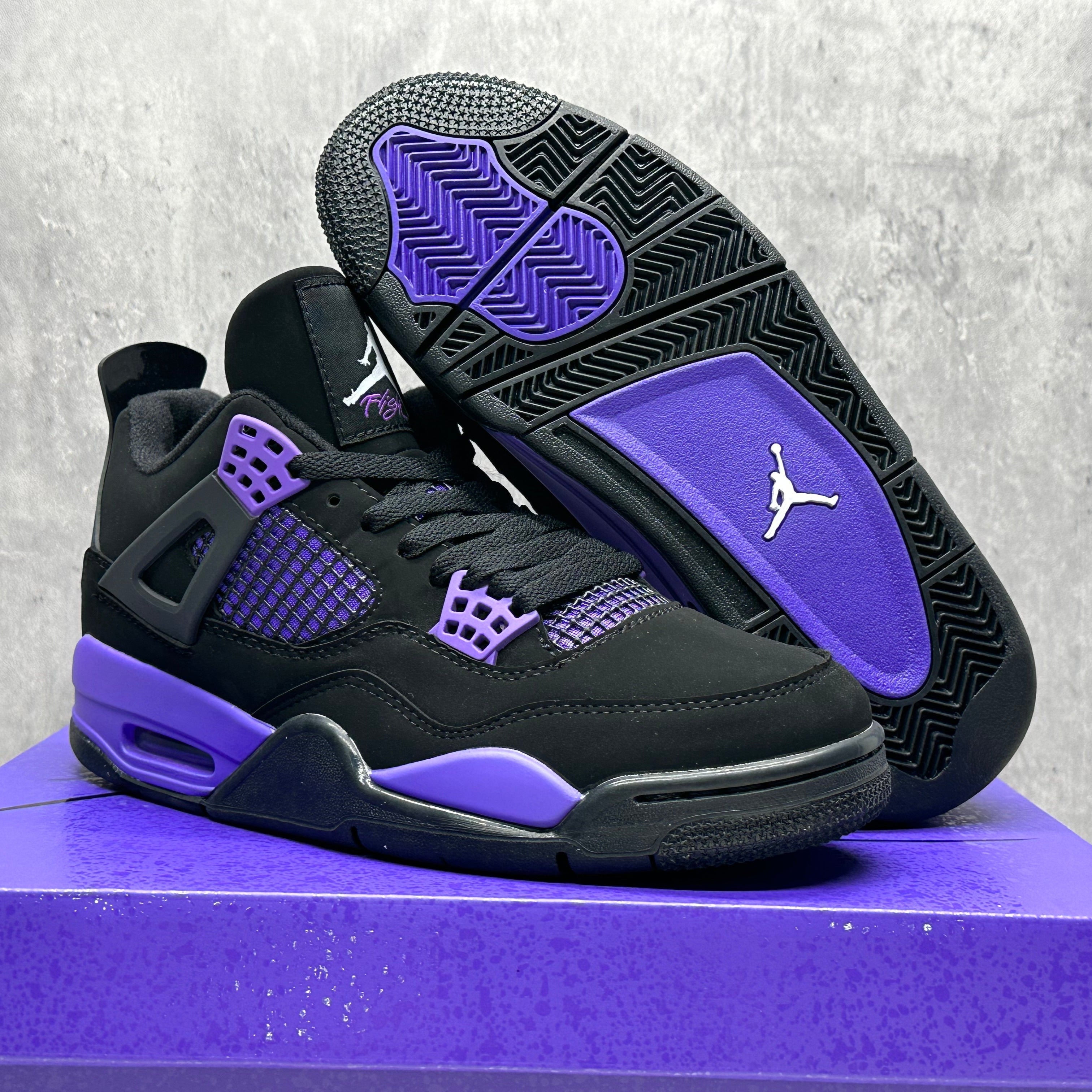 Air Jordan 4 "Purple Thunder" Shoes Sneakers