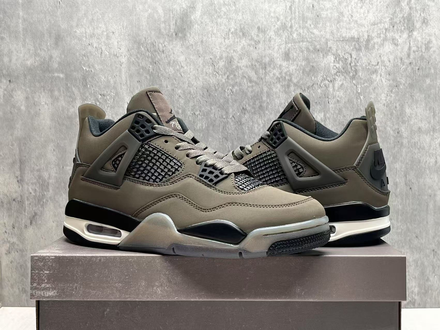Air Jordan 4 Ship “Cave Stone” Shoes Sneakers