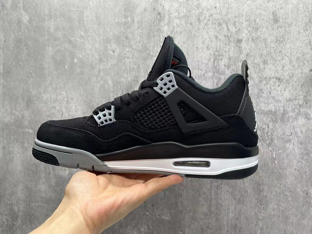 Air Jordan 4 Retro se"black canvas" Shoes Sneakers