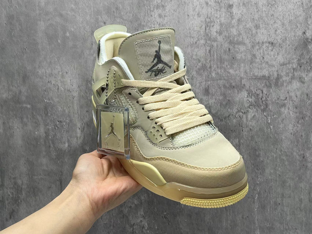 OFF-WHITE x Jordan 4 Sail  Shoes Sneakers