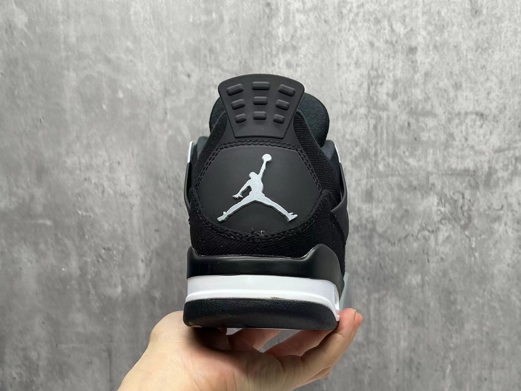 Air Jordan 4 Retro se"black canvas" Shoes Sneakers