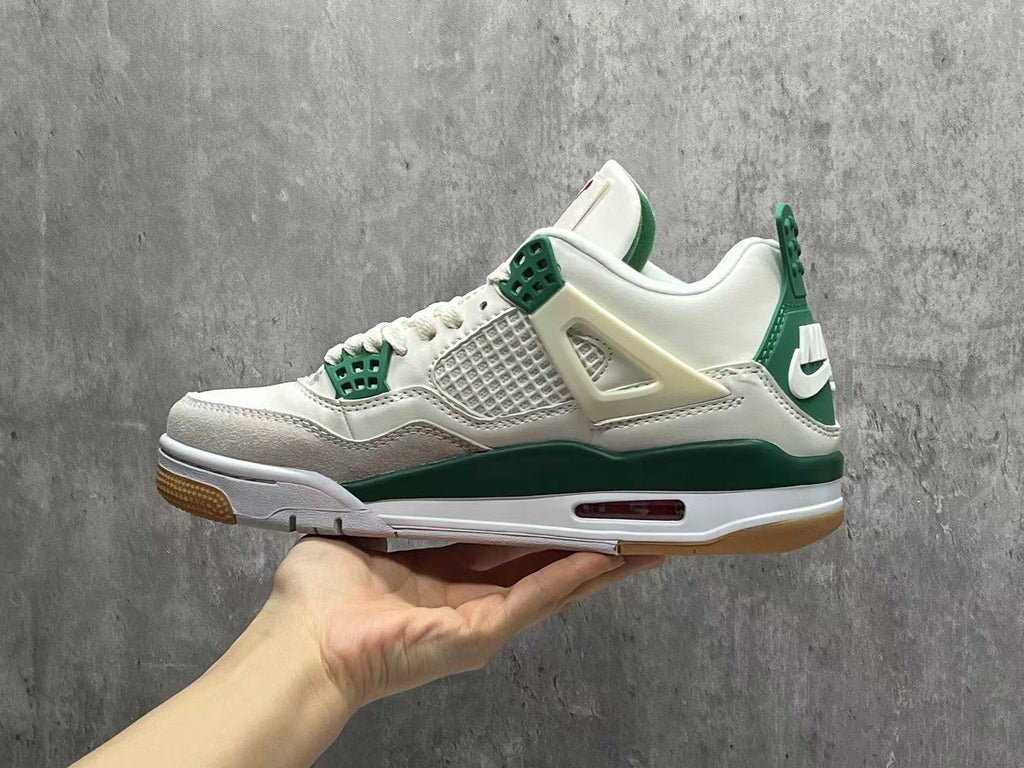 SB✘AirJordan 4 Pine Green Shoes Sneakers