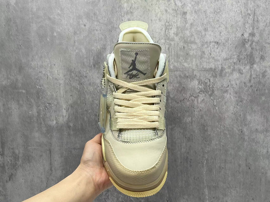 OFF-WHITE x Jordan 4 Sail  Shoes Sneakers