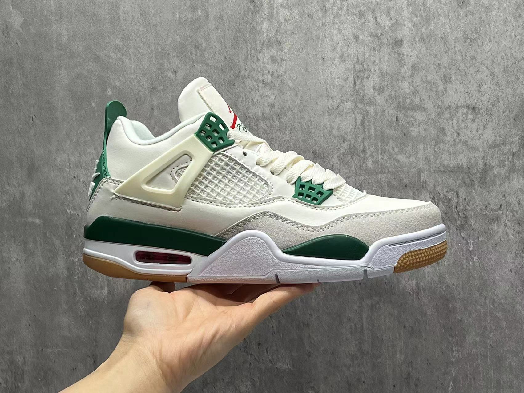 SB✘AirJordan 4 Pine Green Shoes Sneakers