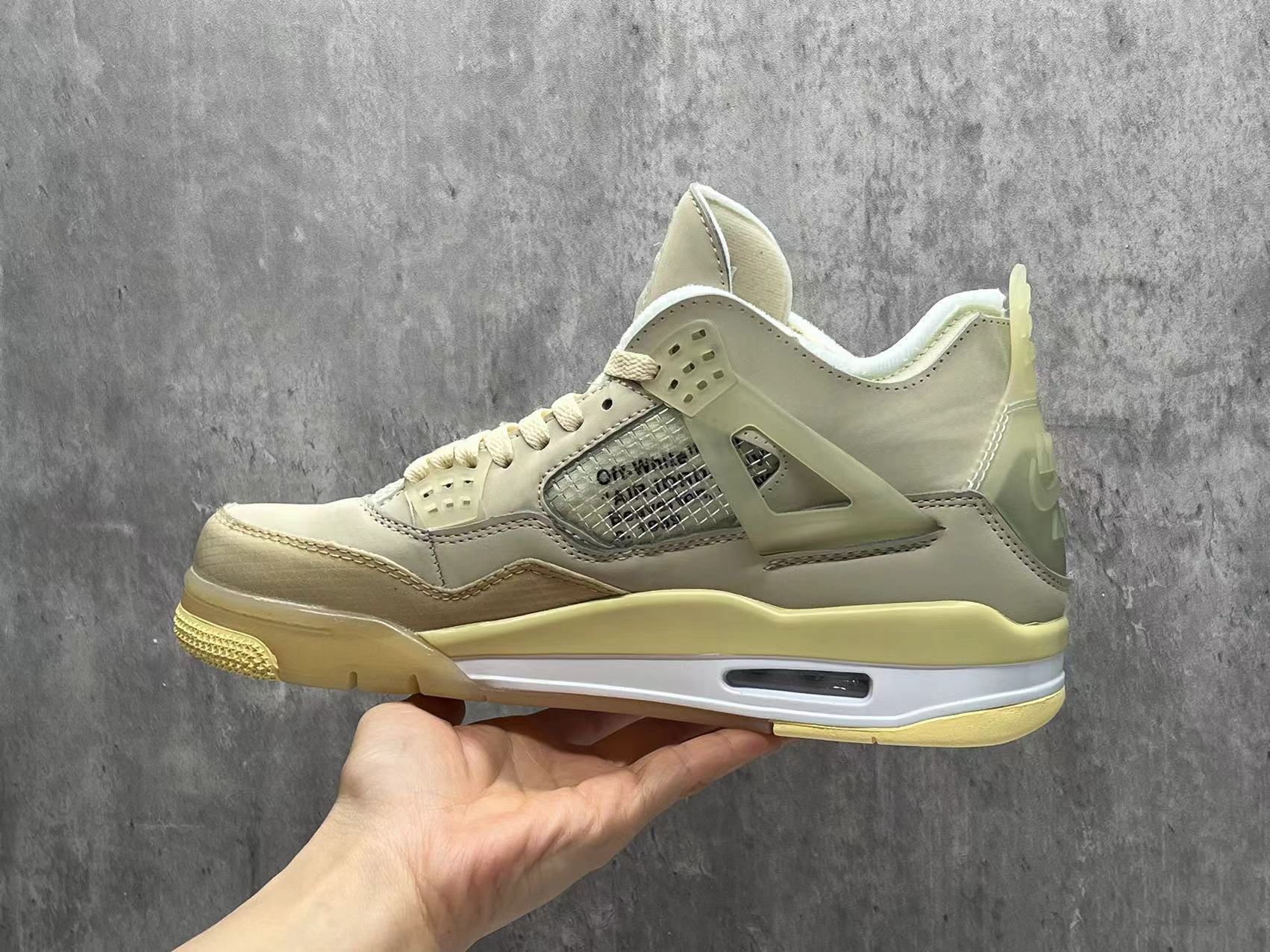 OFF-WHITE x Jordan 4 Sail  Shoes Sneakers