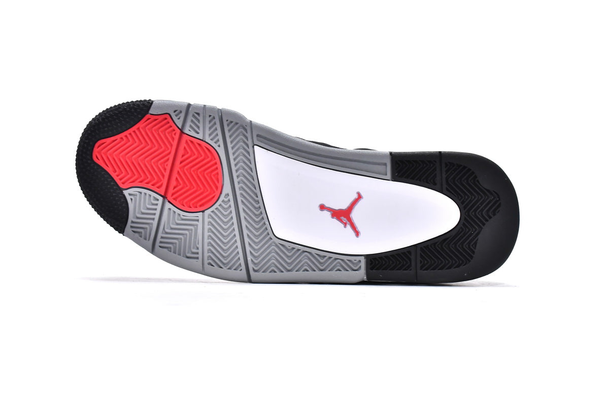 Air Jordan 4 Retro "Black Canvas" Shoes Sneakers