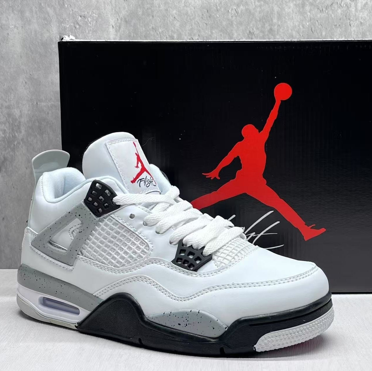 Air Jordan 4 "White Cement" Shoes Sneakers