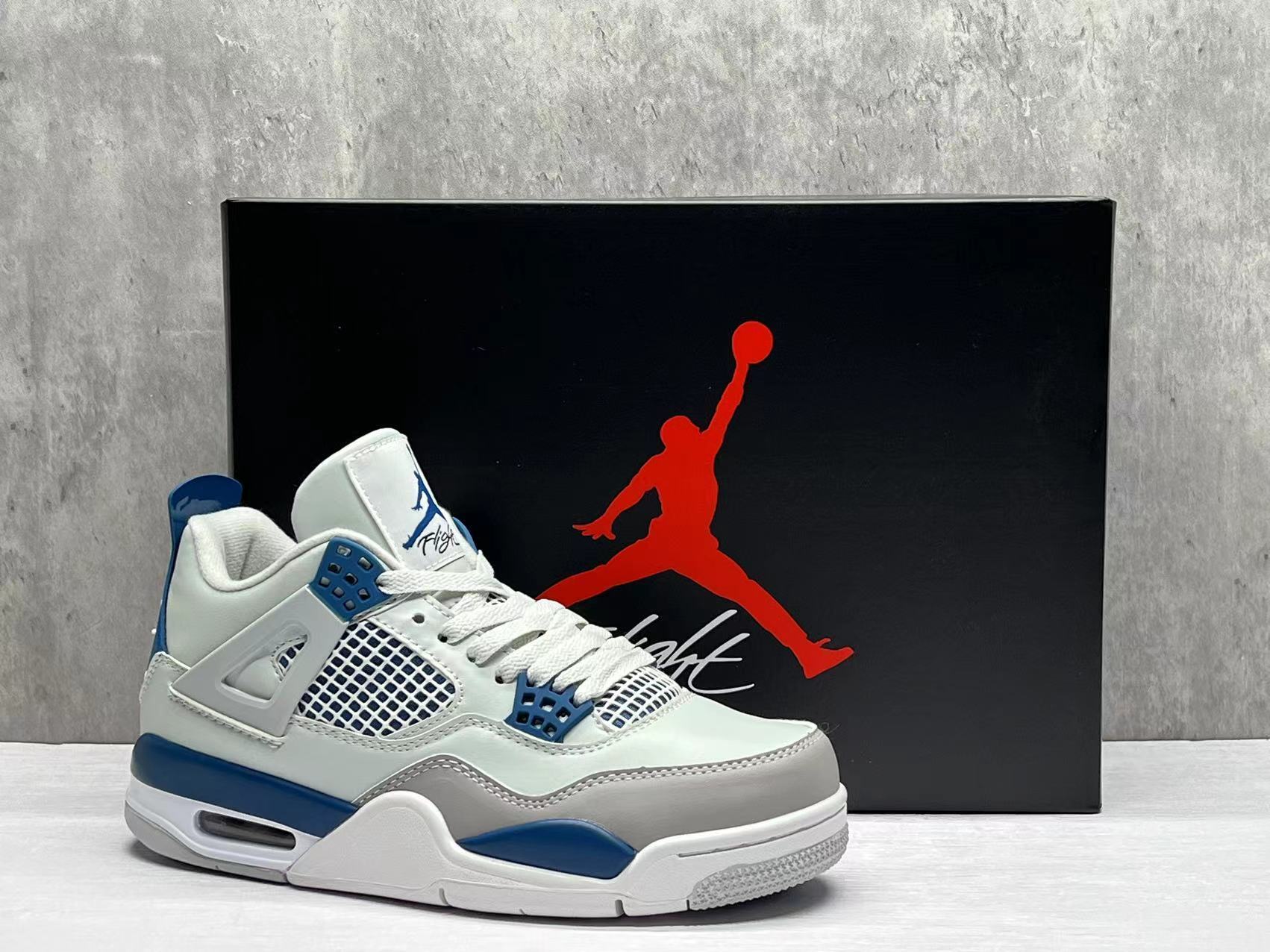 Air Jordan 4 Retro "Military Blue" Shoes Sneakers