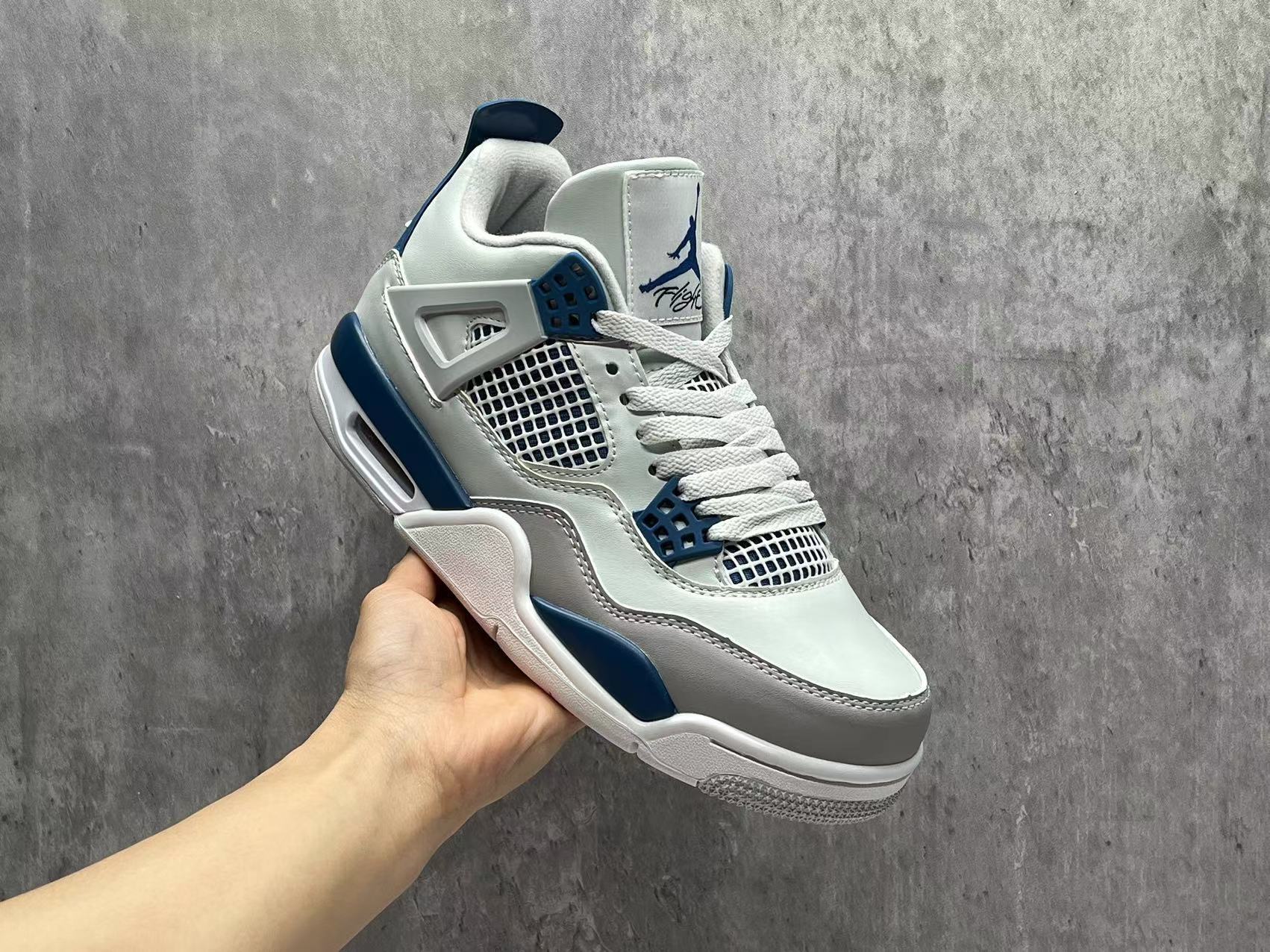 Air Jordan 4 Retro "Military Blue" Shoes Sneakers