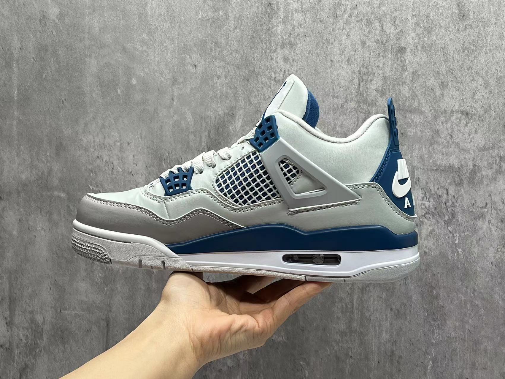 Air Jordan 4 Retro "Military Blue" Shoes Sneakers
