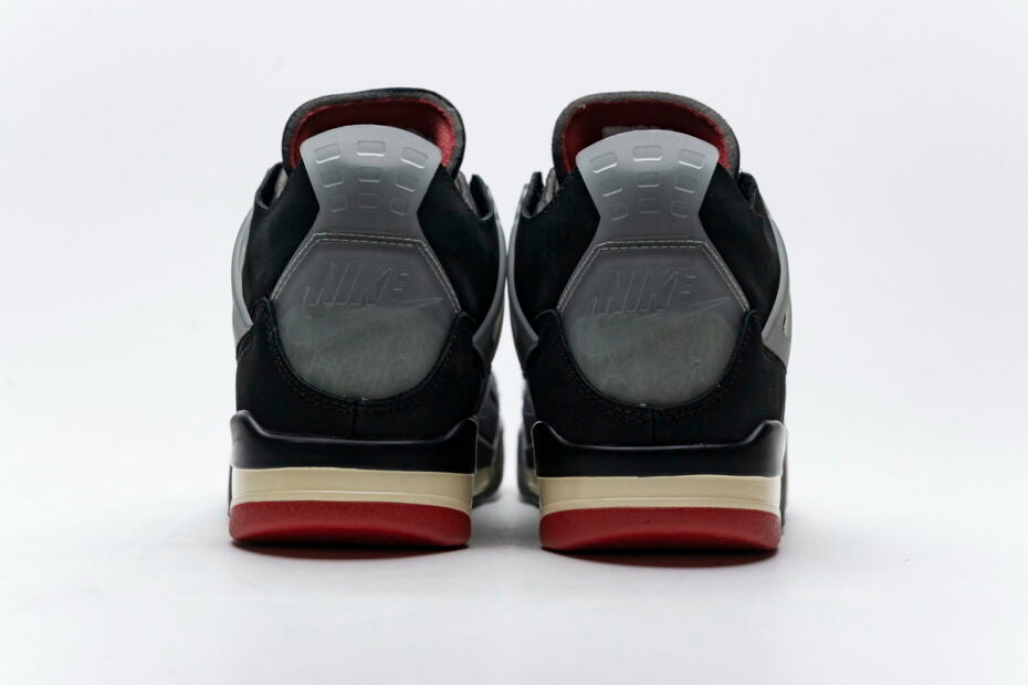 Off-White X Air Jordan 4 BRED Shoes Sneakers