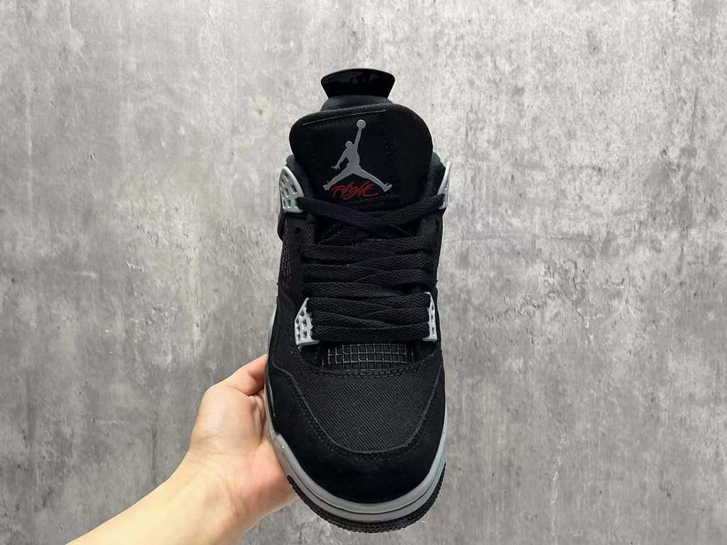 Air Jordan 4 Retro se"black canvas" Shoes Sneakers
