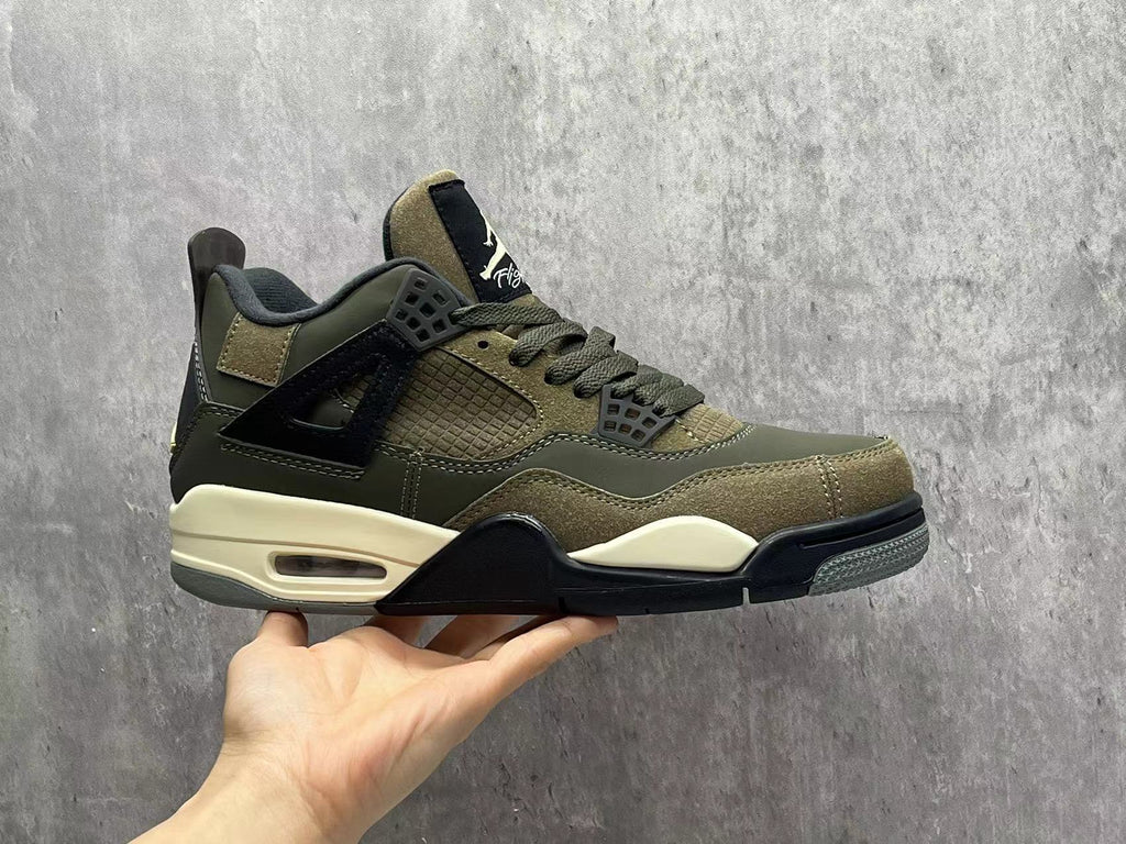 Air Jordan 4 "Olive Canvas" Shoes  Sneakers