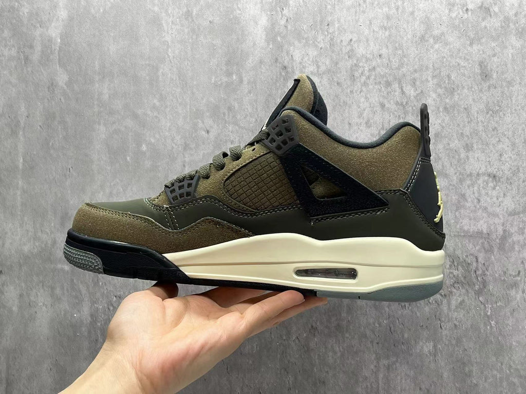 Air Jordan 4 "Olive Canvas" Shoes  Sneakers