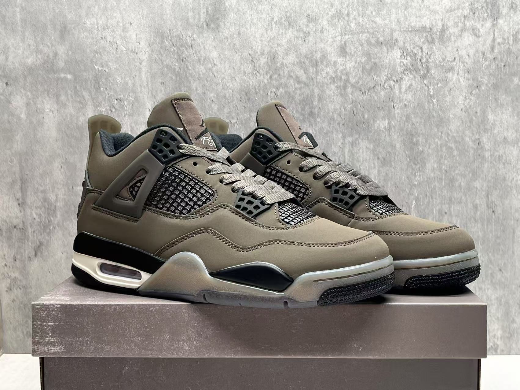 Air Jordan 4 Ship “Cave Stone” Shoes Sneakers