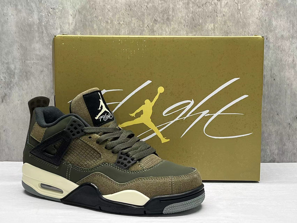 Air Jordan 4 "Olive Canvas" Shoes  Sneakers