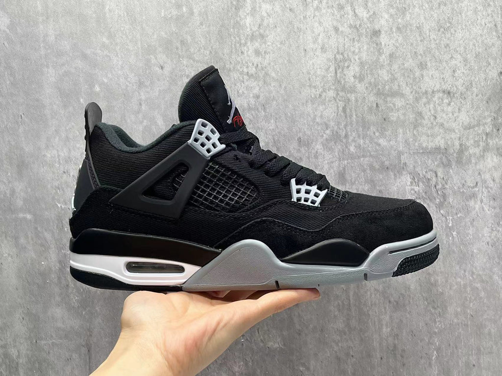Air Jordan 4 Retro se"black canvas" Shoes Sneakers