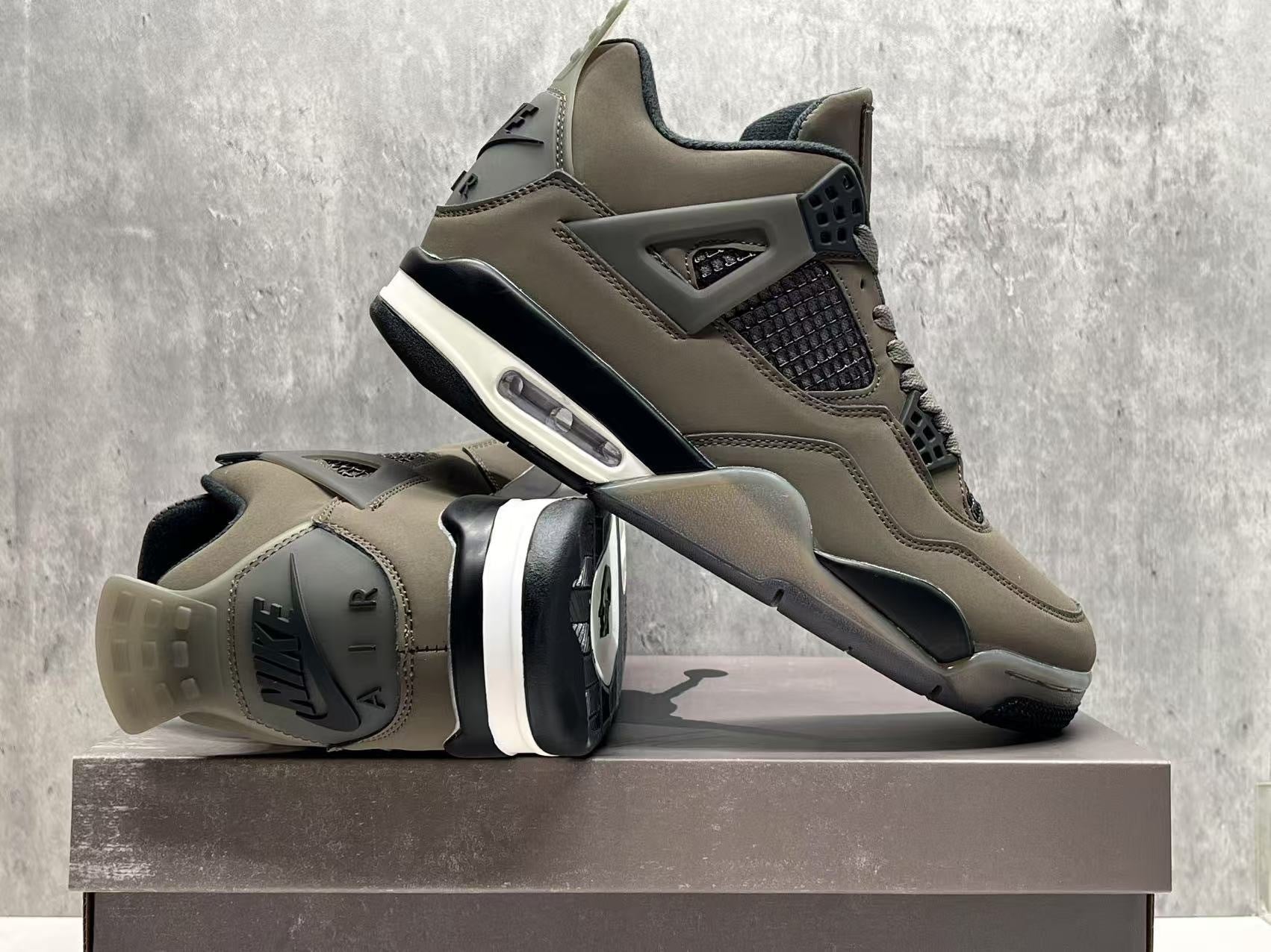 Air Jordan 4 Ship “Cave Stone” Shoes Sneakers