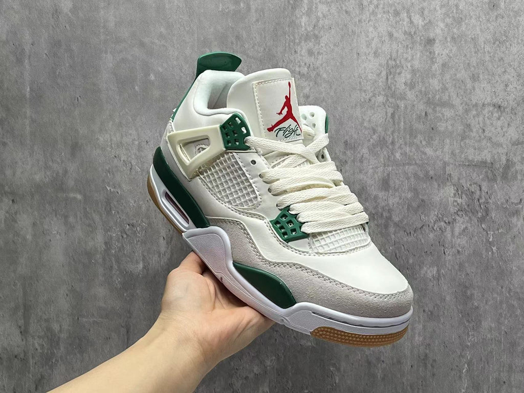SB✘AirJordan 4 Pine Green Shoes Sneakers